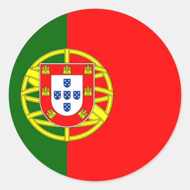 Adesivo Vinheta de Sinalizador de Portugal (Frente)