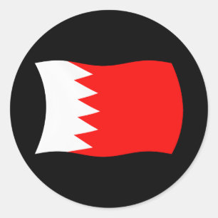 Adesivo Vinheta de Sinalizador do Bahrain