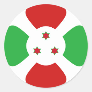 Adesivo Vinheta de Sinalizador Fisheye Burundi