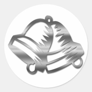 Adesivo Vinheta de Sinos de Casamento