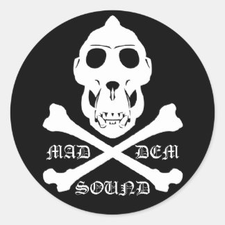 Adesivo Vinheta de som Mad Dem