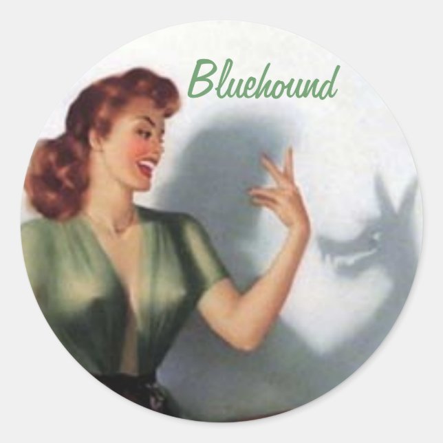 Adesivo Vinheta de Sombra Bluehound (Frente)