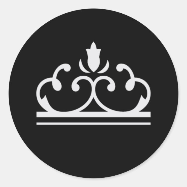 Adesivo Vinheta de Tale de Fada de Prata (Frente)