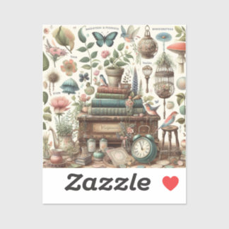 Adesivo Vinheta de Tranquilidade Botânica