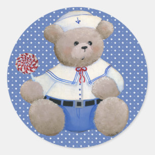 Adesivo Vinheta de Urso Saliente