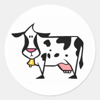 Adesivo vinheta de vaca
