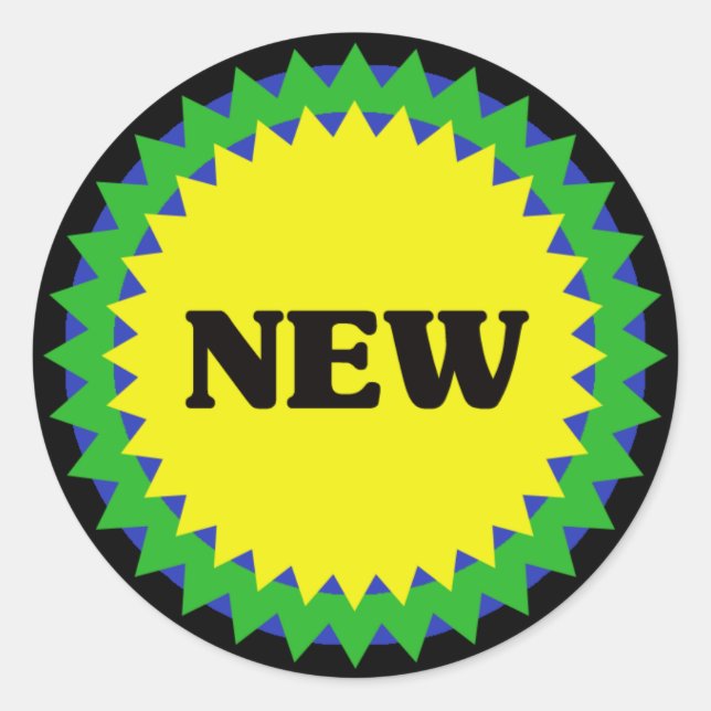 Adesivo Vinheta de venda a retalho NOVA (Frente)