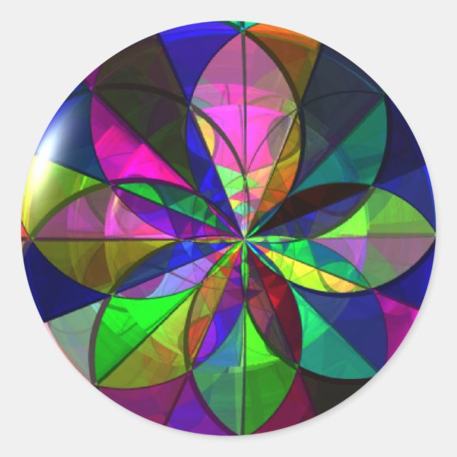 Adesivo Vinheta de vidro contida (Frente)