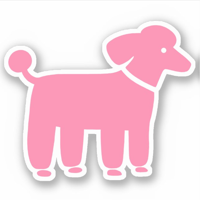 Adesivo Vinheta-de-vidro cor-de-rosa (Frente)