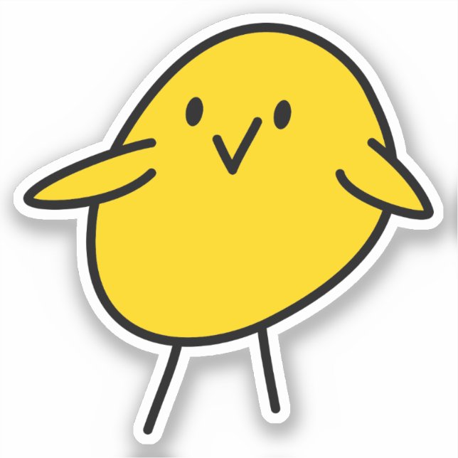 Adesivo Vinheta de vinil com corte personalizado com Pinti (Frente)