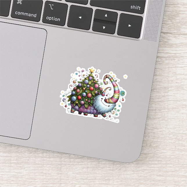 Adesivo Vinheta de vinil com corte personalizado da árvore (Detalhe)