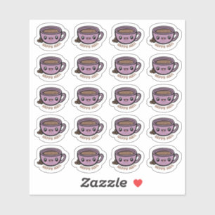 Adesivo Vinheta De Vinil Com Corte Personalizado Da Xícar