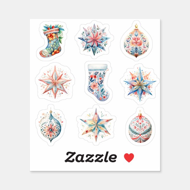 Adesivo Vinheta de vinil com corte personalizado de 9 Boho (Criador carregado)