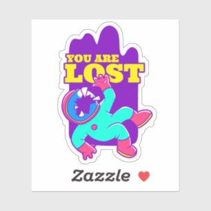 Adesivo Vinheta de vinil com corte personalizado de espaço