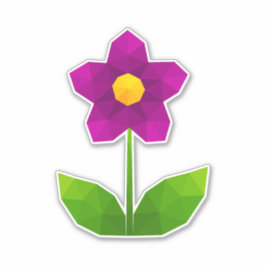 Adesivo Vinheta de vinil com corte personalizado de flores