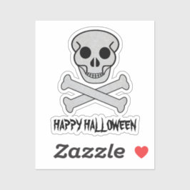 Adesivo Vinheta de vinil com corte personalizado de hallow