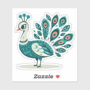 Adesivo Vinheta de vinil com corte personalizado de pássar