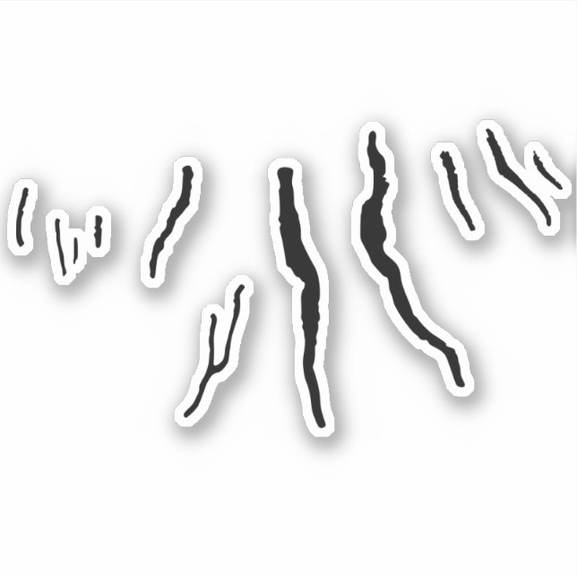 Adesivo Vinheta de vinil com corte personalizado dos lagos (Frente)