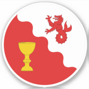 Adesivo Vinheta de vinil das águas de Ascensão SCA