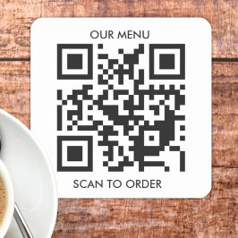 Adesivo Vinheta de vinil de código QR personalizado