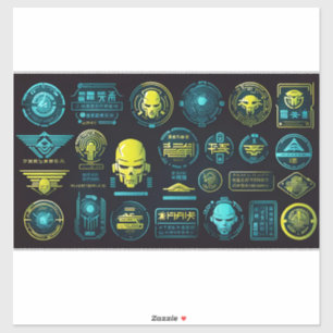 Adesivo Vinheta de vinilo com corte personalizado