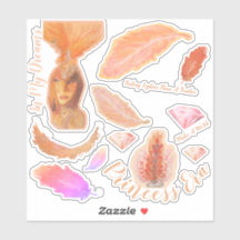 Vinheta de vinilo com corte personalizado