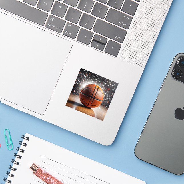 Adesivo Vinheta de vinilo com corte personalizado (Notebook com iPhone)