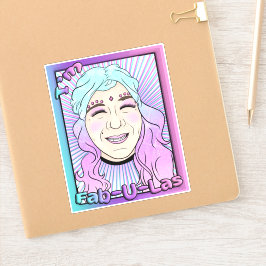 Adesivo Vinheta de vinilo de corte personalizado de 6" x 6