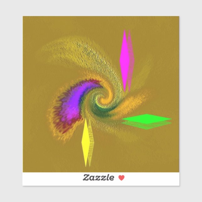 Adesivo Vinheta de vinilo de corte personalizado "Whimsica (Folha)