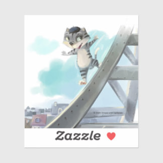 Adesivo Vinheta de vinilo em torre Effel - (Várias dimensõ