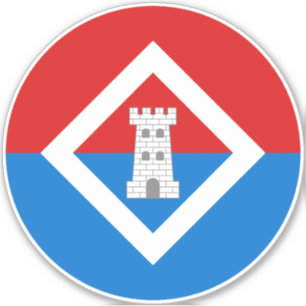 Adesivo Vinheta de vinilo médio de Caer