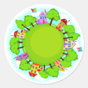 Adesivo Vinheta de vizinhança - SRF