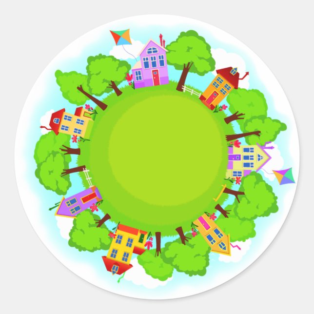 Adesivo Vinheta de vizinhança - SRF (Frente)