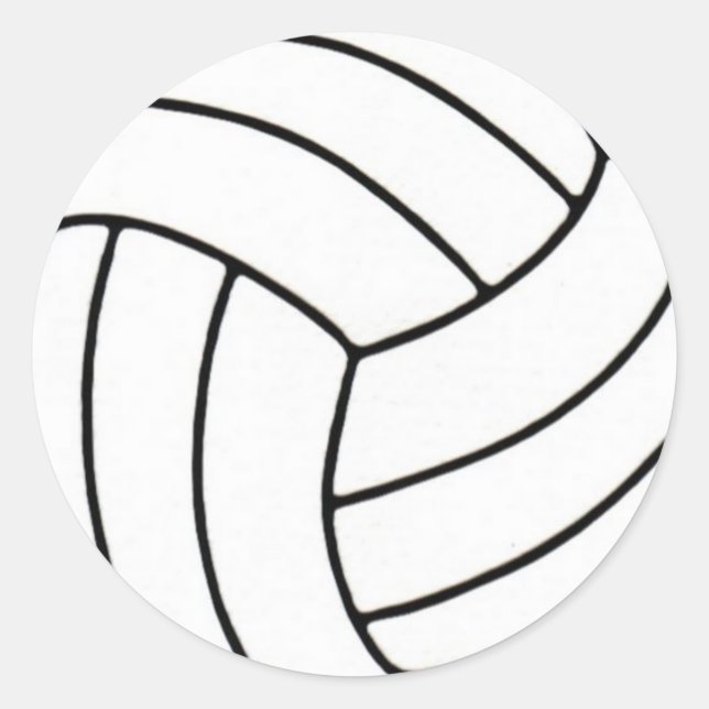Adesivo Vinheta de Voleibol (Frente)
