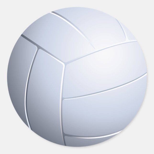 Adesivo Vinheta de Voleibol (Frente)