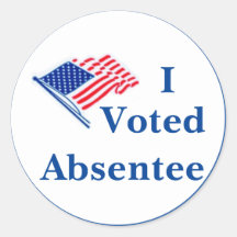 Vinheta de Voter Absenteado
