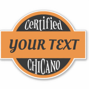 Adesivo Vinheta decalcada de chicano certificada personali
