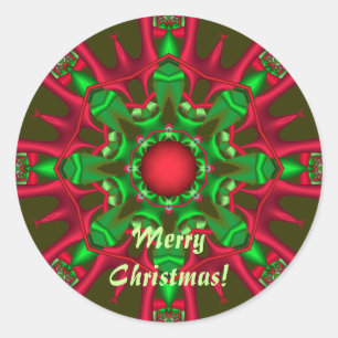 Adesivo Vinheta decorativa de Natal com texto