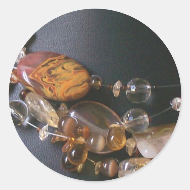 Adesivo Vinheta Decorativa do Colar de Ilusões (Frente)