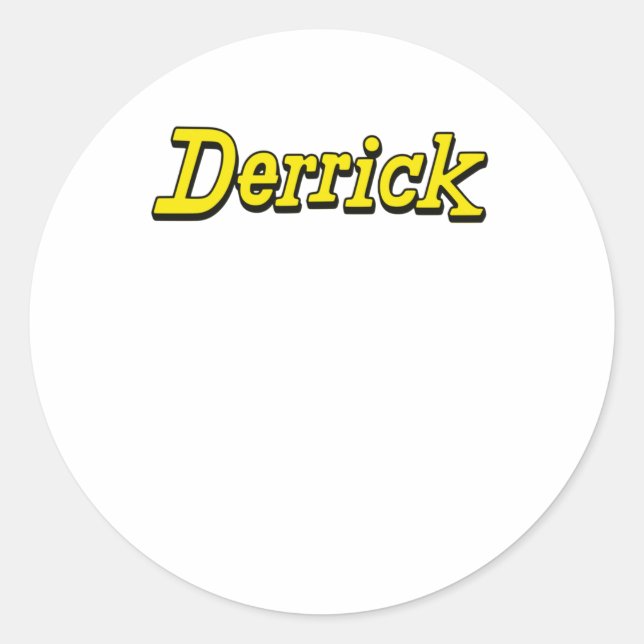 Adesivo Vinheta Derrick Fan Shirt (Frente)
