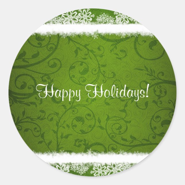 Adesivo Vinheta Design de Natal (Frente)