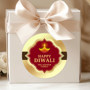 Adesivo Vinheta Diwali personalizada