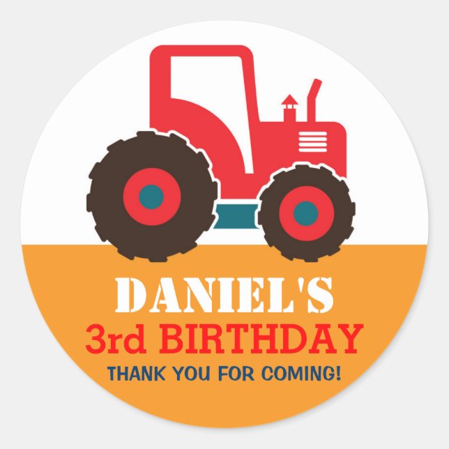 Adesivo Vinheta do Aniversário de criança de Cartografia d (Frente)