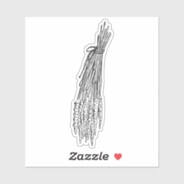 Adesivo Vinheta do conjunto de lavandas