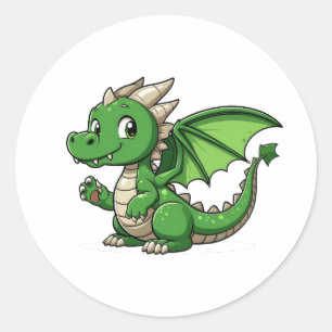 Adesivo vinheta do dragão