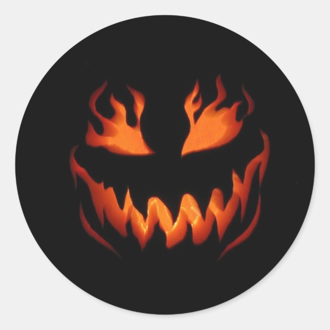 Adesivo Vinheta do Halloween, Viciante do Halloween (Frente)