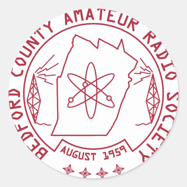 Adesivo Vinheta do logotipo BCARS 2012 (Frente)