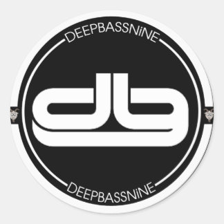 Adesivo Vinheta do logotipo DEEPBASSNiNE