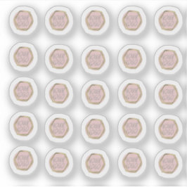 Adesivo Vinheta do logotipo do Designer de Maqueamento Com