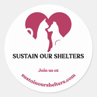 Adesivo Vinheta do logotipo SOS